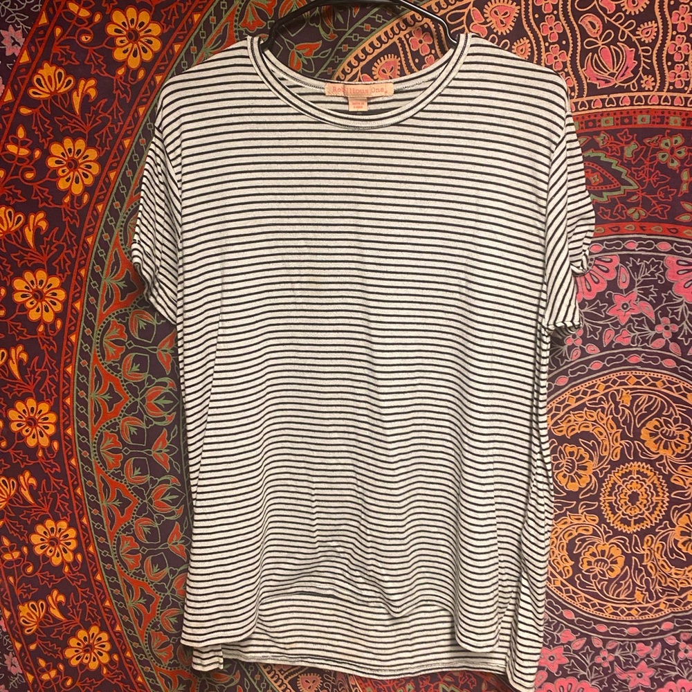 Oversized striped tshirt